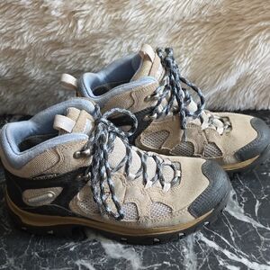 Columbia Packus Ridge Omni-Tech Shoes - Light Blue and Gray